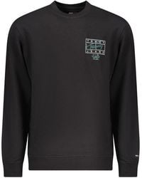 Tommy Hilfiger - Black Cotton Men Sweatshirt - Lyst