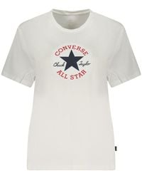 Converse - White Cotton Sportswear - Lyst