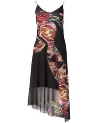 Desigual - Black Polyester S Dress - Lyst