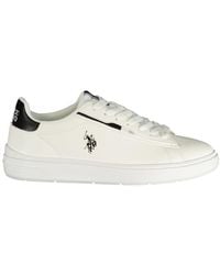 U.S. POLO ASSN. - Bianco Polyurethane Mens Sneaker - Lyst