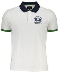 La Martina - Cotton Polo Shirt - Lyst