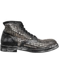Dolce & Gabbana - Black Leather Runway Studs Ankle Boots Shoes - Lyst