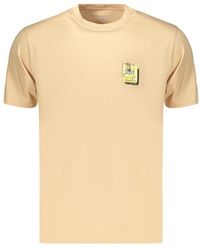 Refrigiwear - Beige Cotton Men's T Shirt - Lyst