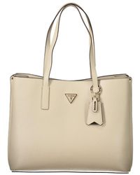Guess - Beige Polyurethane 's Bag - Lyst