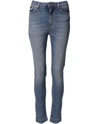 Dolce & Gabbana - Audrey-fit Jeans In Stretch Denim - Lyst