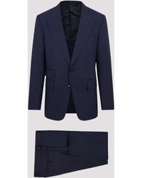 Tom Ford - Blue Wool Shelton Suit - Lyst