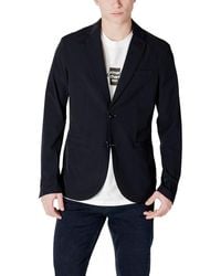 ARMANI EXCHANGE - Cotton Blazer - Lyst