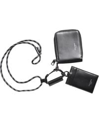 Dolce & Gabbana - Leather Lanyard Zip Around Card Holder Wallet - Lyst