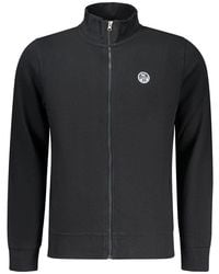 North Sails - Black Cotton Men Sweatshirt - Lyst