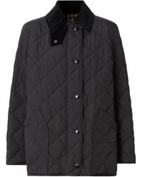 Burberry - Diamond Quilted Barn Jacket - Lyst
