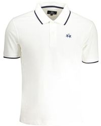 La Martina - Cotton Polo Shirt - Lyst