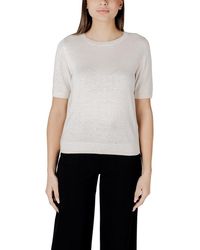 Street One - Beige Viscose Sweatshirt - Lyst