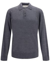 Golden Goose - Gray Wool Oves Aries Polo Shirt - Lyst