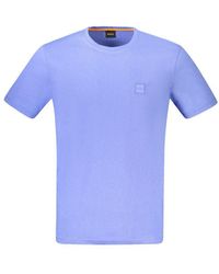 BOSS - Cotton T-Shirt - Lyst