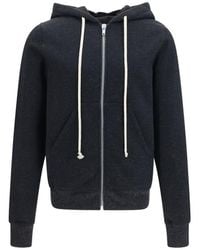 Rick Owens - Black Cotton Sweatshirt - Lyst
