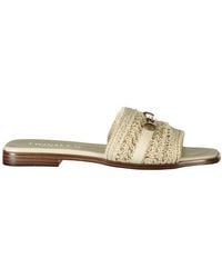 Twinset - Beige Leather 's Sandal - Lyst