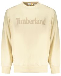 Timberland - Beige Cotton Men Sweatshirt - Lyst