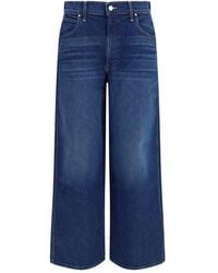 Mother - Blue Cotton Jeans Denim - Lyst