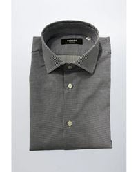Baldinini - Blue Cotton Men Shirt - Lyst