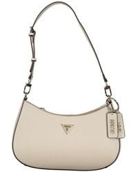 Guess - Beige Polyurethane 's Handbag - Lyst