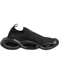 Dolce & Gabbana - Black Slip On Wave Low Top Sneakers Shoes - Lyst