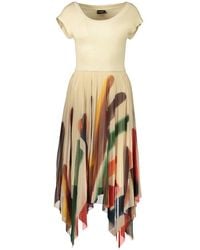 Desigual - Beige Polyester 's Dress - Lyst