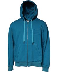 Dolce & Gabbana - Logo Cotton Hooded Sweatshirt Sweater - Lyst