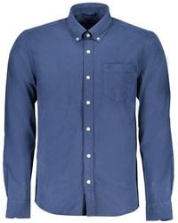 North Sails - Blue Organic Cotton Men Shirt - Lyst