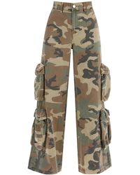 Amiri - Baggy Cargo Camouflage Pants - Lyst