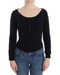 Ermanno Scervino - Chic Cropped Wool-Cashmere Sweater - Lyst
