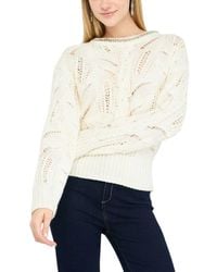 Liu Jo - White Marabou Sweatshirt - Lyst