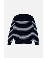Gas - Blue Cashmere Sweater - Lyst