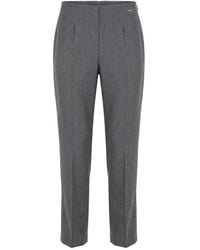 Baldinini - Grey Viscose Pant - Lyst