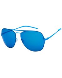 Italia Independent - Blue Metal Sunglasses - Lyst