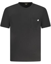 K-Way - Black Cotton Men's T-shirt - S - Lyst