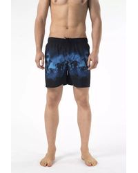 Just Cavalli - Swim Trunks Allover Print - Lyst