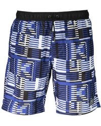 KARL LAGERFELD - Polyester Swim Trunk - Lyst