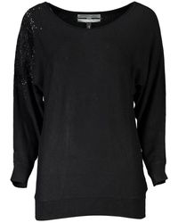 Guess - Elegant Long Sleeve Rhinestone Sweater - Lyst