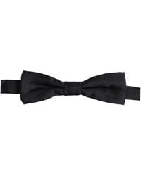 Dolce & Gabbana - Men Black 100% Silk Adjustable Neck Papillon Bow Tie - Lyst