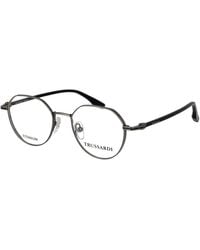 Trussardi - Gray Titanium Glasses (frames) - Lyst