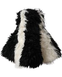 Dolce & Gabbana - Stripes Mohair Fur Bucket Hat - Lyst