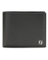 Fendi - Calf Leather Bos Taurus Wallet - Lyst