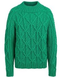 Malo - Green Cotton Men's Sweater - Lyst