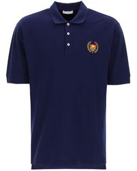 BEL-AIR ATHLETICS Academy Crest Polo Shirt - Blue