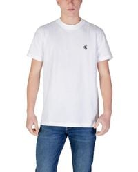 Calvin Klein - White Cotton Rigenerato T - Lyst