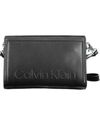 Calvin Klein - Elegant Shoulder Bag With Sleek Logo Detail - Lyst
