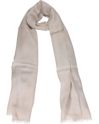 Max Mara - Beige Wool Foulard - Lyst