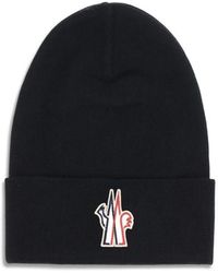 Moncler - Wool Beanie Hat - Lyst