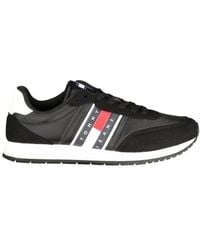 Tommy Hilfiger - Black Polyurethane Men Sneaker - Lyst