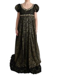 Dolce & Gabbana - Crystal Lace Shift Dress - Lyst